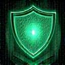 Representación digital de escudos de seguridad superpuestos, con un candado central y un fondo de circuitos tecnológicos en tonos de verde oscuro a claro, simbolizando robusta ciberseguridad.