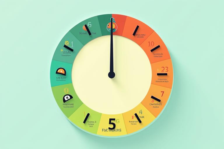 Representación visual de un reloj circadiano con iconos que ilustran diferentes actividades a lo largo del día y la noche, mostrando la influencia de la luz natural.
